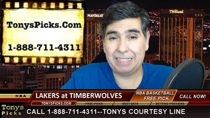 Minnesota Timberwolves vs. LA Lakers Free Pick Prediction NBA Pro Basketball Odds Preview 12-14-2014