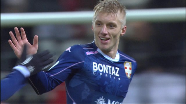 But Daniel WASS (57ème) / Stade de Reims - Evian TG FC (3-2) - (SdR - ETG) / 2014-15