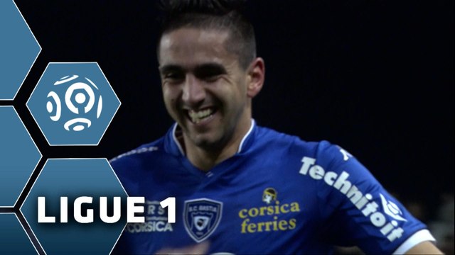 But Ryad BOUDEBOUZ (45ème +2) / SC Bastia - Stade Rennais FC (2-0) - (SCB - SRFC) / 2014-15