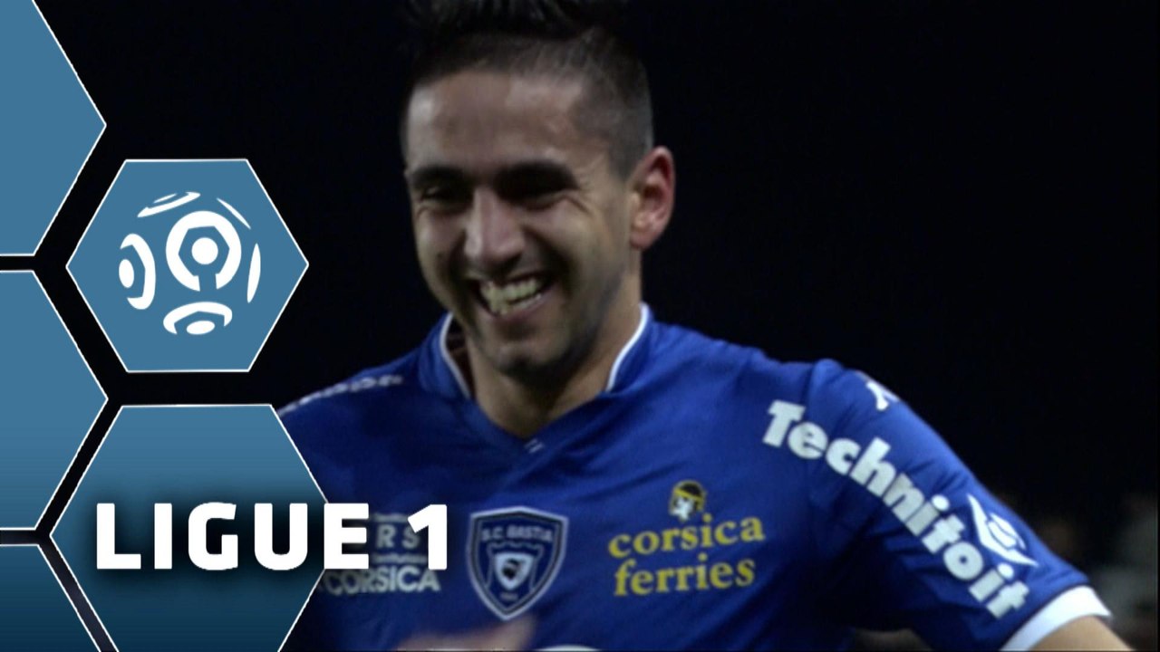 But Ryad BOUDEBOUZ (45ème +2) / SC Bastia - Stade Rennais FC (2-0) - (SCB - SRFC) / 2014-15