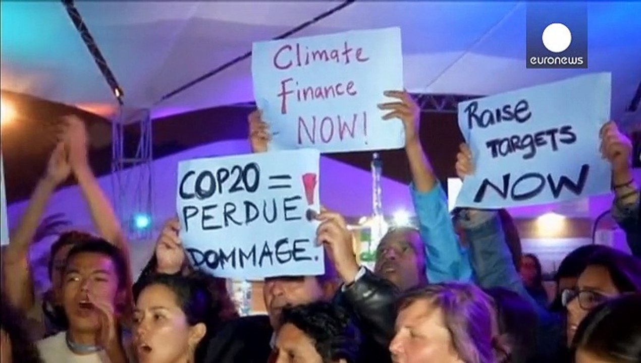 Große Enttäuschung nach Einigung bei UN-Klimakonferenz in Peru
