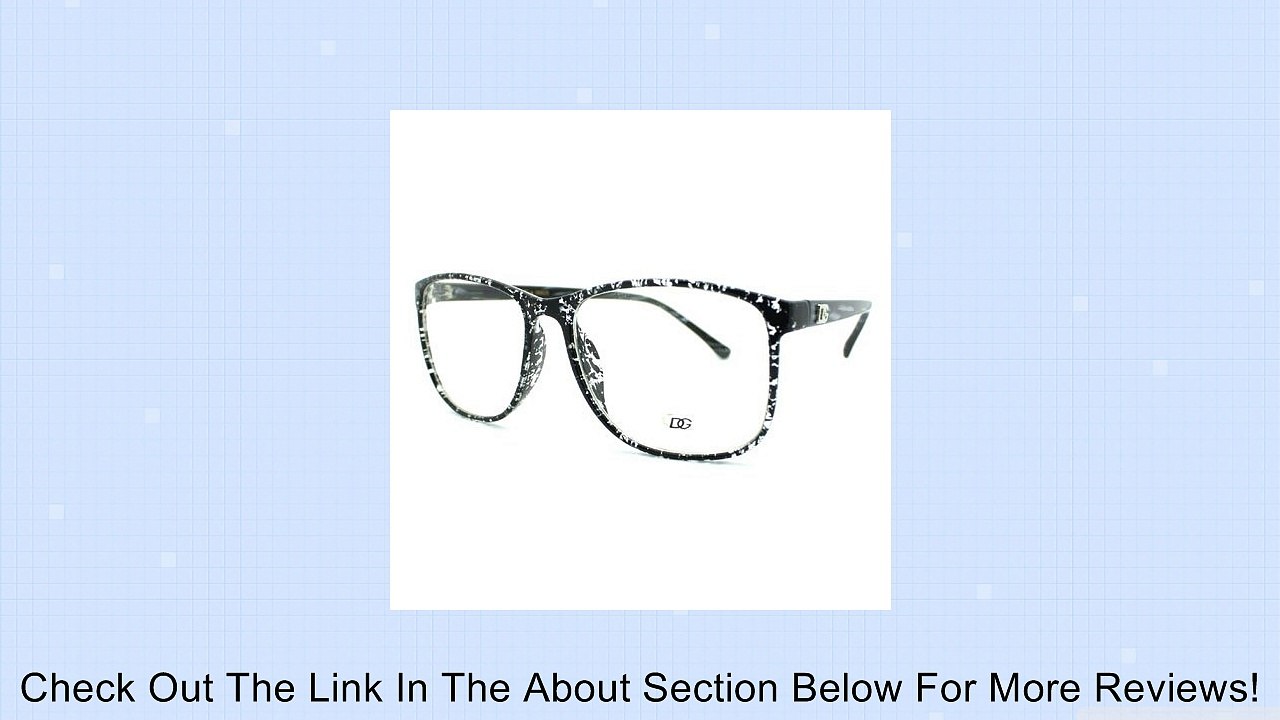 Large Rectangular Thin Plastic Frame Clear Lens Fashion Eye Glasses Review