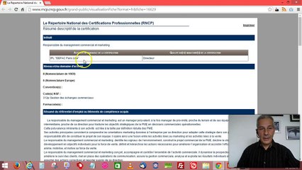 Présentation de la formation MCAM