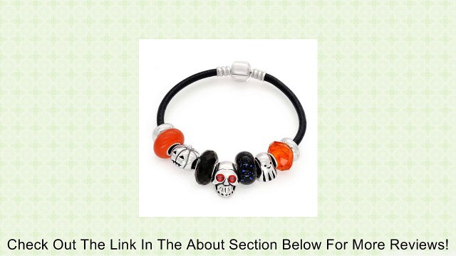 Bling Jewelry Simulated Onyx Crystal Skull Charm Bracelet 925 Silver Review