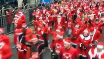Plus de 6 000 pères Noël font la course à Issy-les-Moulineaux