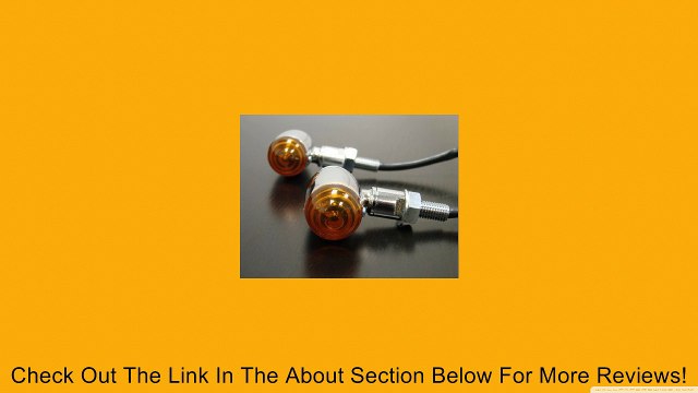 Chrome Bullet Mini Turn Signals for Honda Shadow Yamaha Kawasaki Vulcan Cruisers Harley Softail Dyna Sportster V-rod Victory Suzuki Intruder Volusia Boulevard C50 C90 M90 Suzuki Honda Yamaha Vulcan Cruisers Gs Cb Kz Harley Chopper Bobber Cruiser Custom Ca