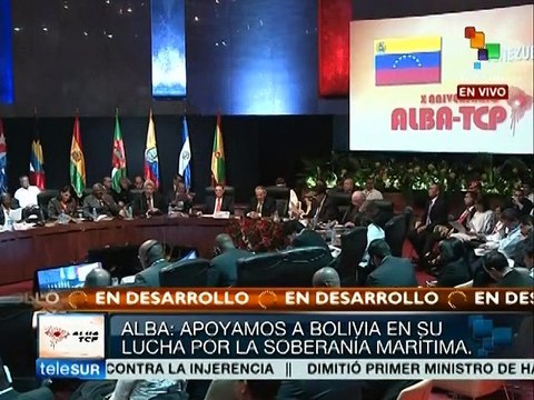 Declaración final de la XII Cumbre del ALBA rechaza injerencia de EE.U