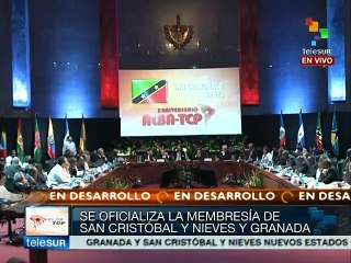 Dan bienvenida a San Cristóbal y Nieves y Granada al ALBA