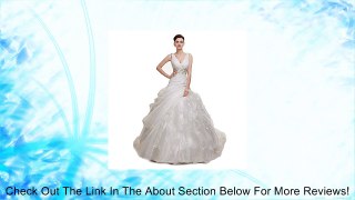 Biggoldapple Ball Gown V-neck Court Train Wedding Dress 1360x Review