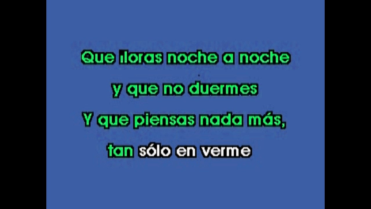 Karaoke - diferentes - Rocio Durcal