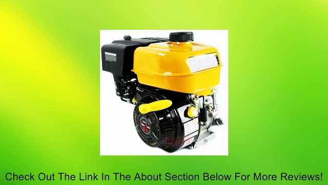 6.5HP GAS ENGINE GO KART LOG SPLITTER MINI BIKE STREAM EASY START MOTOR Review