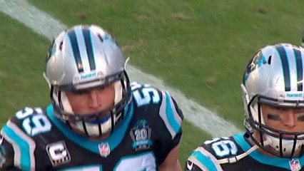 Kuechly intercepts McCown pass