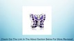 Bling Jewelry Purple Enamel 925 Silver Butterfly CZ Charm Bead Fits Pandora Review