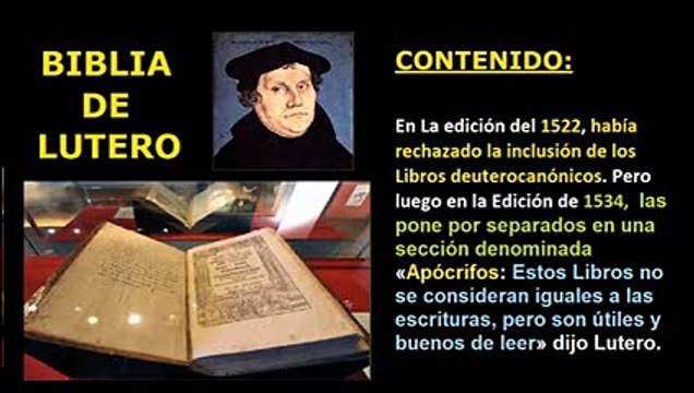 La Biblia (5/5): El origen de las Biblias Protestantes