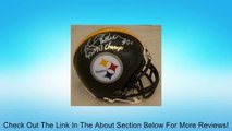 Rocky Bleier Autographed Pittsburgh Steelers Riddell Mini Helmet w/