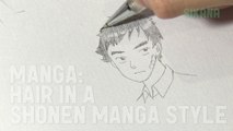Manga: Draw Hair in a Shonen Manga Style