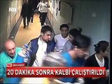 Sedyenin üstüne çıkarak kalbi duran hastayı hayata döndüren sağlıkçı