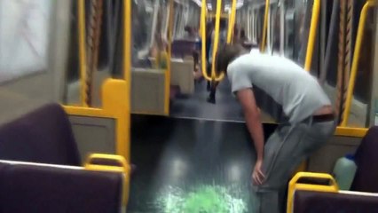 Vomit Prank Gets Youtuber Banned From Trains In Queensland!
