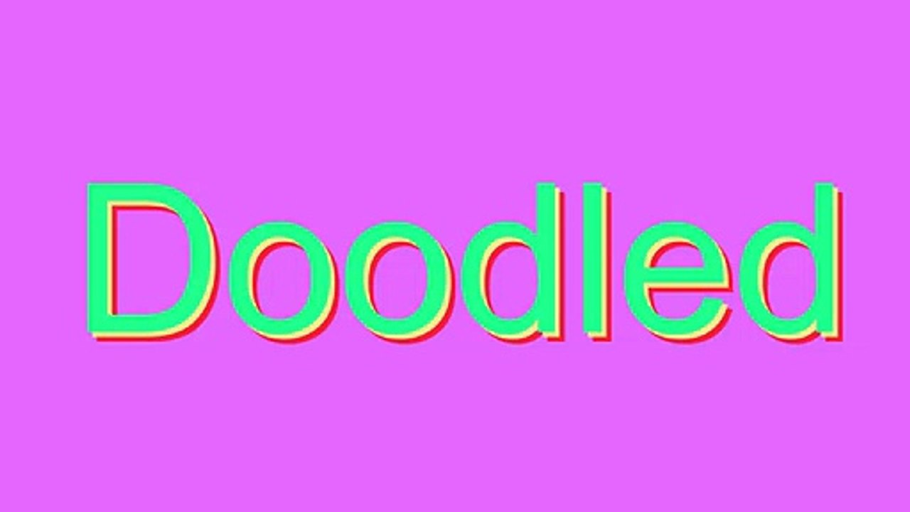 How to Pronounce Doodled