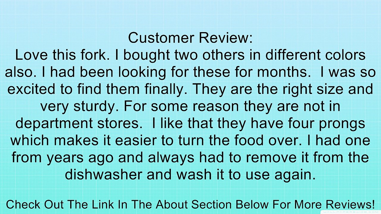 Gourmac Eggplant Purple 12.5" Fork Review