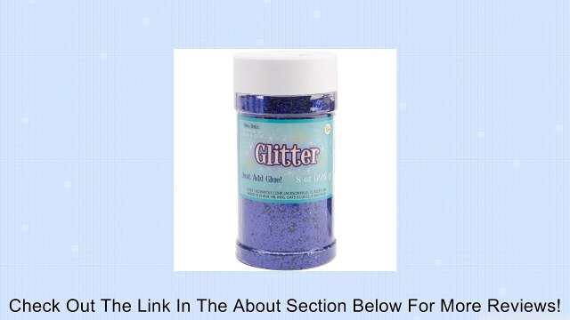 Glitter Shaker 8 Ounces-Royal Blue Review
