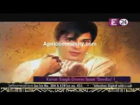 Karan Singh Grover Bane 'Devdas' 15th December 2014 apnicommunity.com