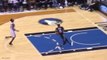 NBA PLayer Corey Brewer epic six-step travel before a dunk