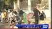 Motorcyclist runs over protesting PTI worker near GPO Chowk in Lahore