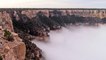 Amazing weather phenomenon : Grand Canyon Total Cloud Inversion