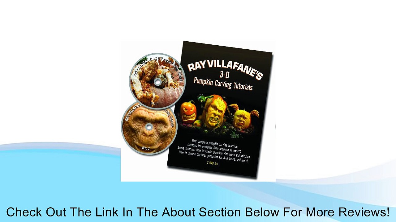 Ray Villafane's 3-D Pumpkin Carving Tutorials DVD Review