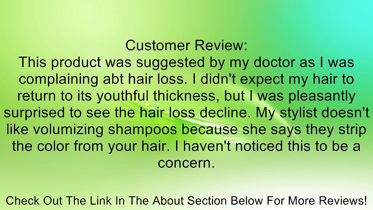 Viviscal Professional - Professional Volumizing Shampoo and Scalp Cleanser 8 oz Review