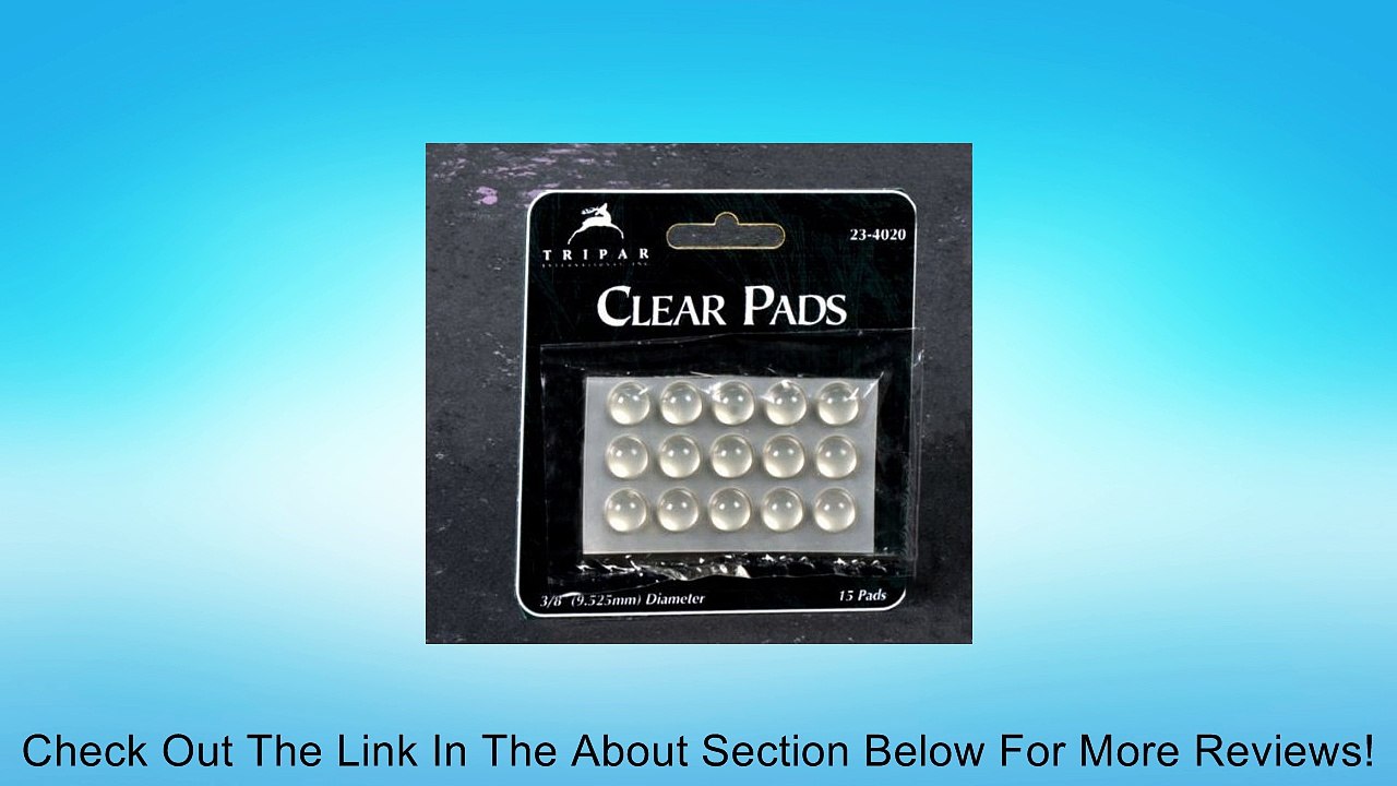 Self-Sticking Clear Pads for Surface Protection, 3/8" in diameter Review