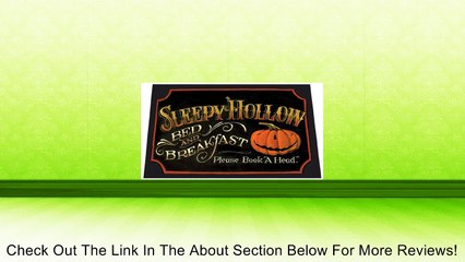 Mat - Sleepy Hollow Door Mat - Halloween Review