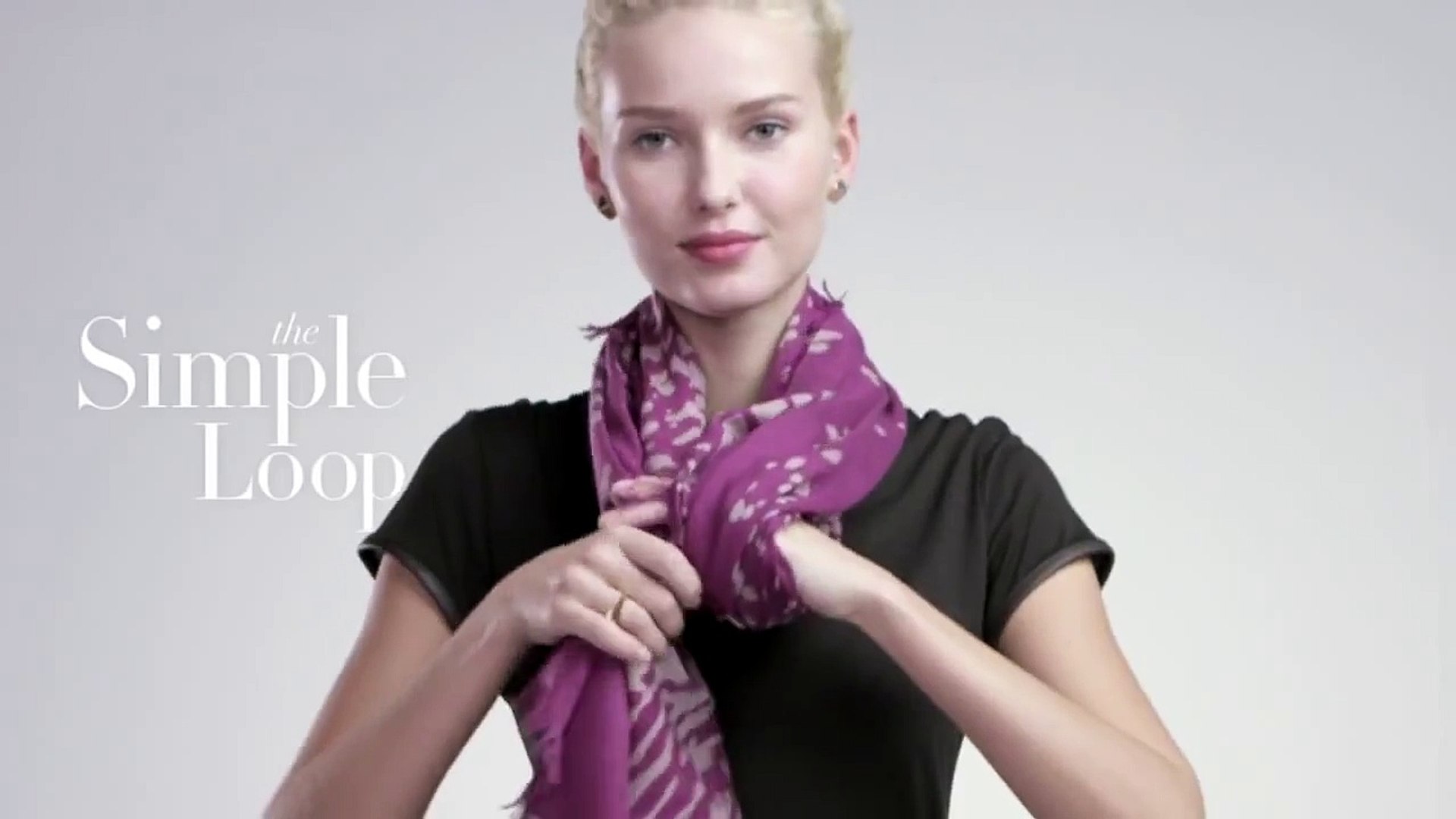 ⁣Michael Kors Tutorial | How To Tie a Scarf_ 4 Scarves, 16 Ways to Tie