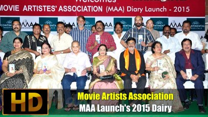 Movie Artists Association(MAA) Launch's 2015 Dairy