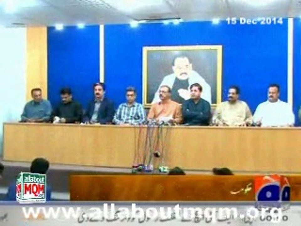 MQM concern over youth of Karachi is deprived of jobs in Navy & Police