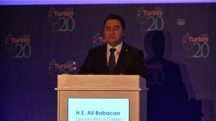 B20 Türkiye Toplantısı - Başbakan Yardımcısı Babacan (2)
