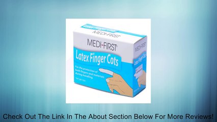 Finger Cots Blue Lrg Review