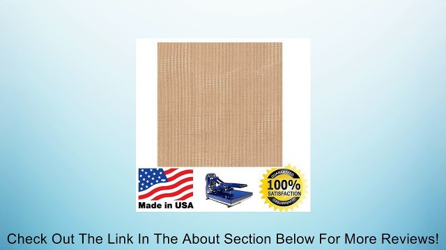 5 Pack Teflon Sheet For 16x20 Heat Press Transfer Sheet SALE LIMITED TIME OFFER! Review