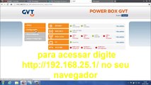 Como configurar o novo Power Box GVT - Pace V5471