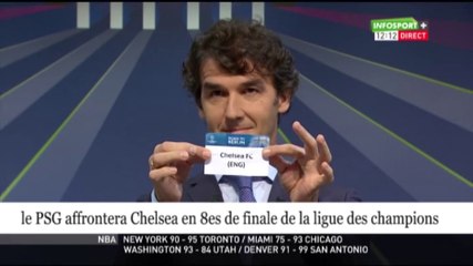 Le PSG retrouvera Chelsea en 8es de finale de la ligue des champions