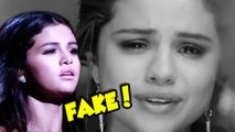 FAKE! Selena Gomez Emotional Justin Bieber AMA Performance 