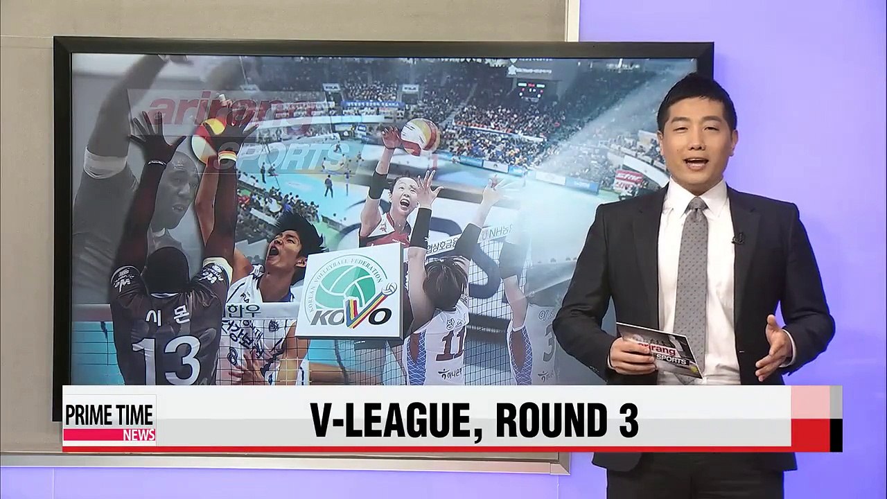 V-League: KGC vs. Korean Expressway, Samsung Hwajae vs. OK Savings Bank