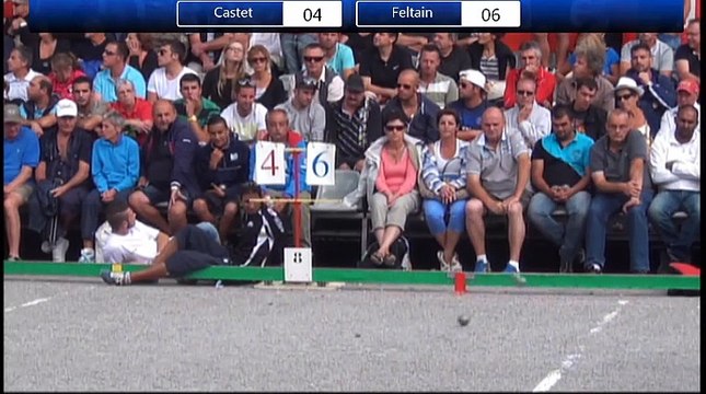 Mondial de Millau à pétanque 2014 : suite du tête-à-tête CASTET vs FELTAIN et RENAUD vs ETCHANCHU
