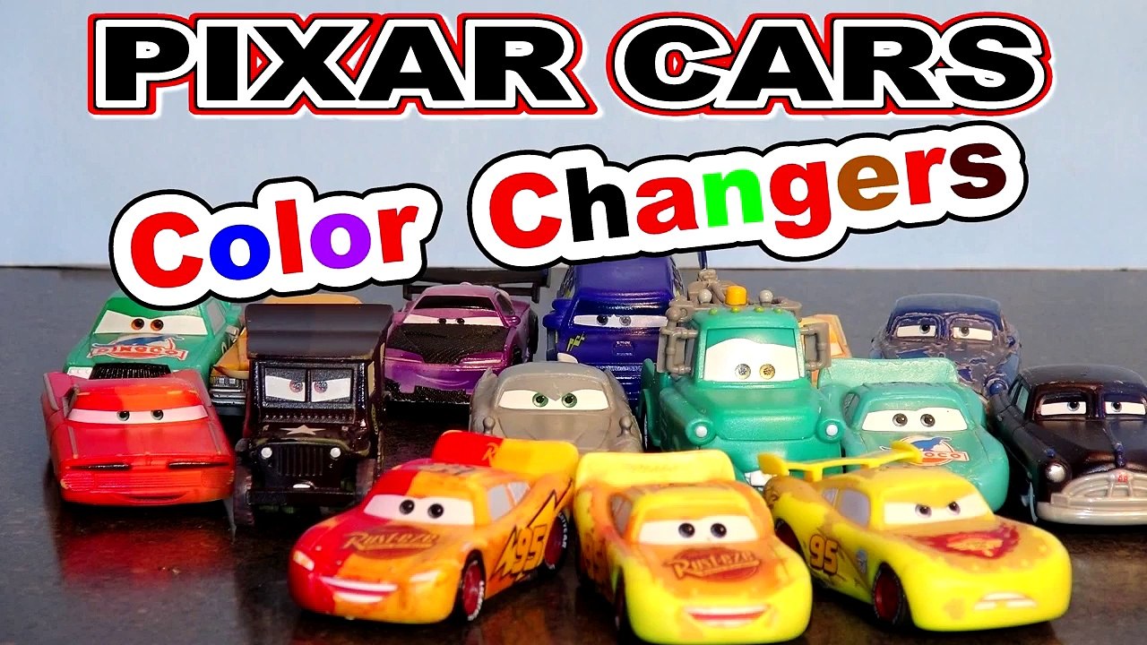 Pixar Cars Color Changers with Lightning McQueen, Mater Ramone, Sally, Doc, Sheriff and more