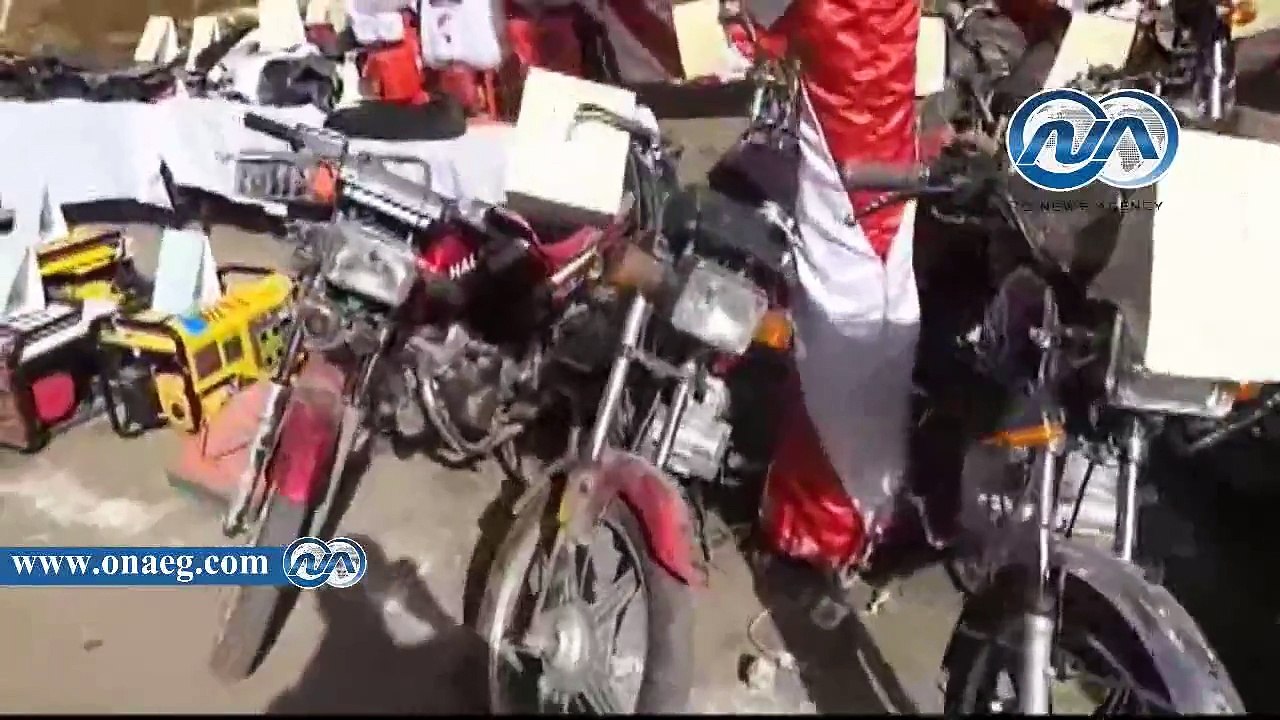 مساعد وزير الداخلية يتفقد معرض المسروقات المضبوطة لمركز تدريب الشرطة بطنطا