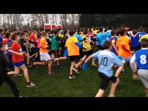 championnat académique de cross unss à Montargis decembre 2014