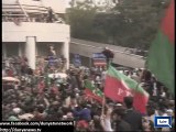 Dunya News- PTI workers gather in large number at Liberty Chowk