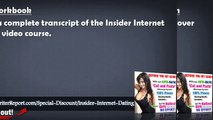 The Insider Internet Dating Workbook - Insider Internet Dating Playboy