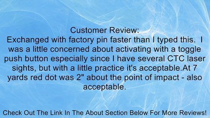 LaserLyte NAA-VM Laser Sight for Black Widow Pistol Review